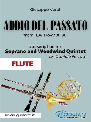 cover image of (Flute) Addio del passato--Soprano & Woodwind Quintet